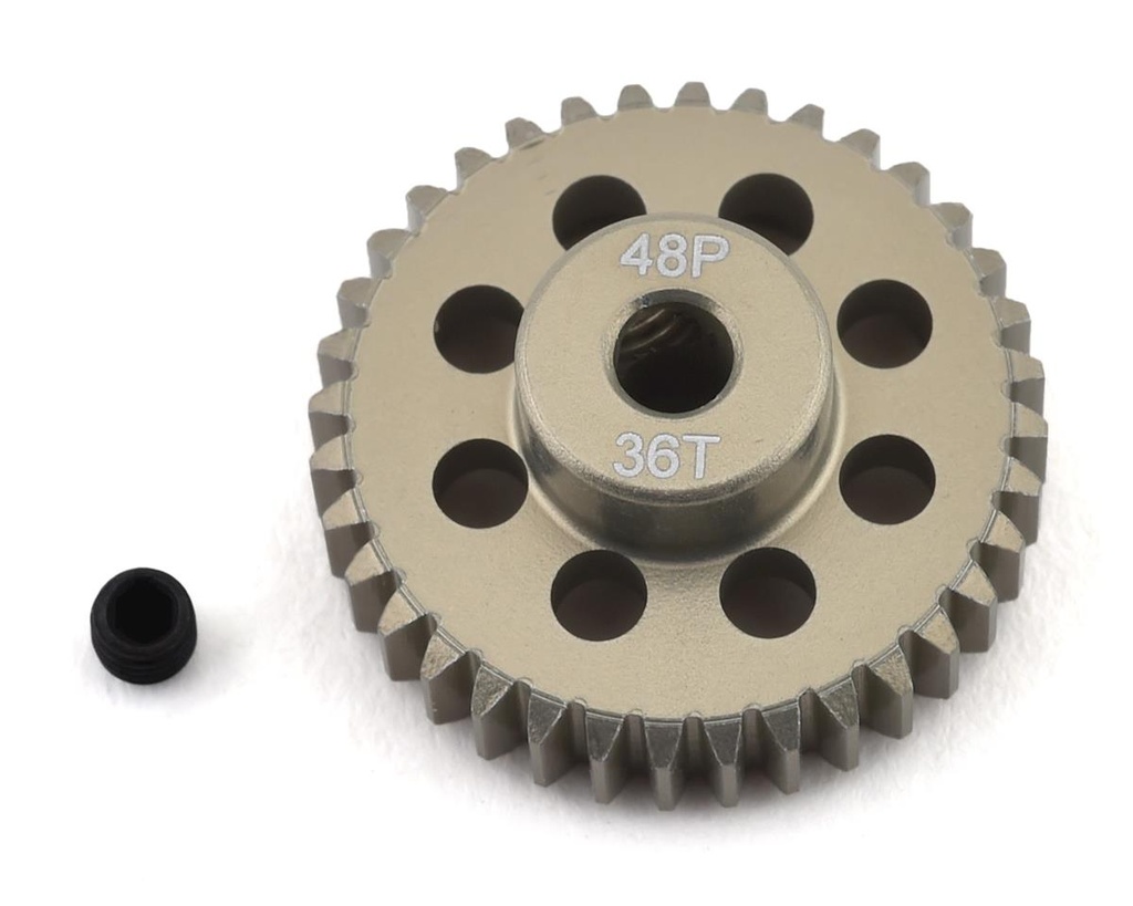 [PTK8623] ProTek RC 48P Lightweight Hard Anodized Aluminum Pinion Gear (3.17mm Bore) (36T)
