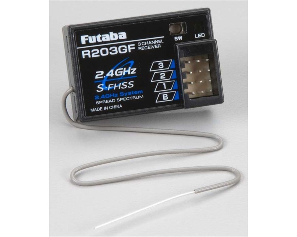 R203GF 2.4GHz S-FHSS 3-Channel Receiver