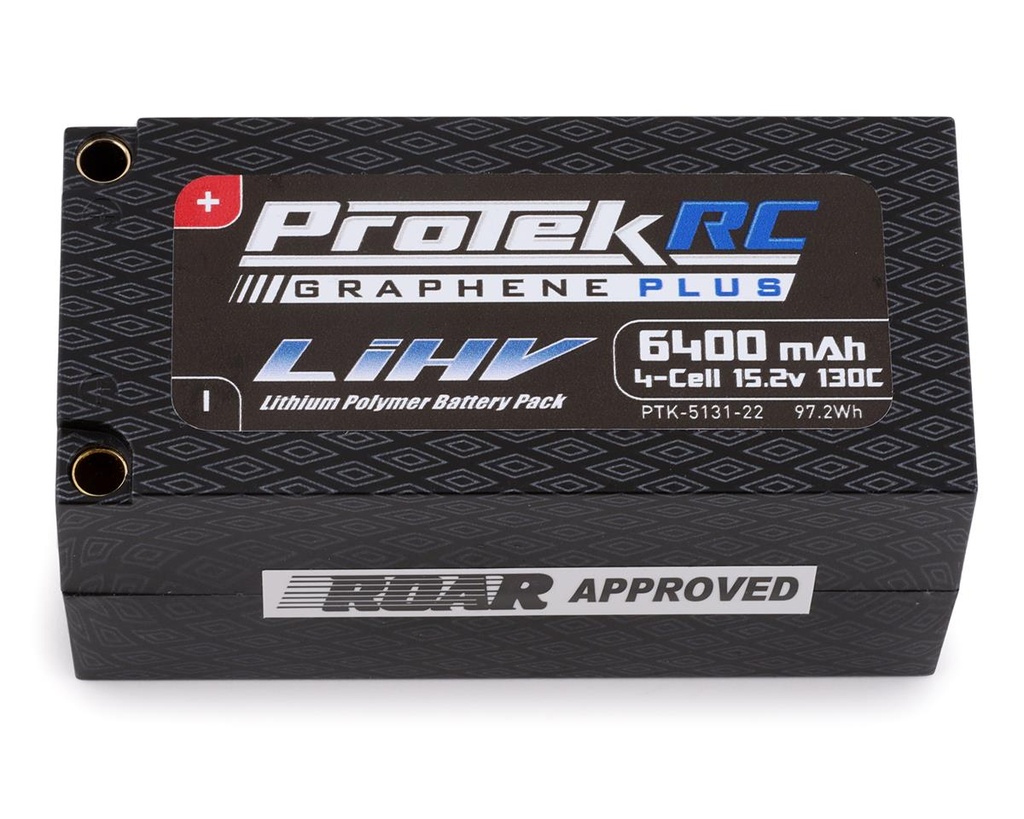[PTK513122] ProTek RC 4S 130C Low IR Si-Graphene+ HV Shorty LiPo Battery (15.2V/6400mAh)