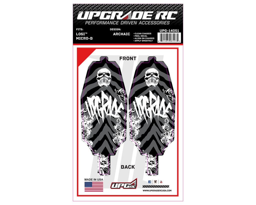 UpGrade RC Chassis Protector for Losi™ Micro-B (Archaic) (2)