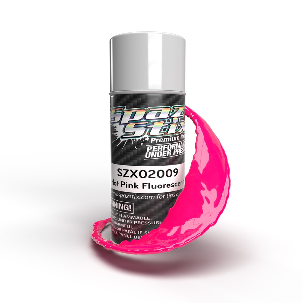 [SZX02009] Hot Pink Fluorescent Aerosol Paint, 3.5oz Can