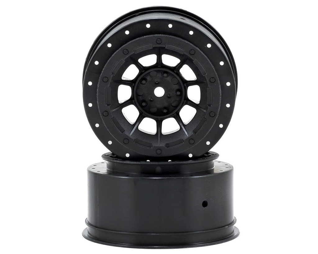 [JCO3351B] HAZARD - SLASH REAR, SLASH 4X4 F&R WHEEL - (Black) - 2pc