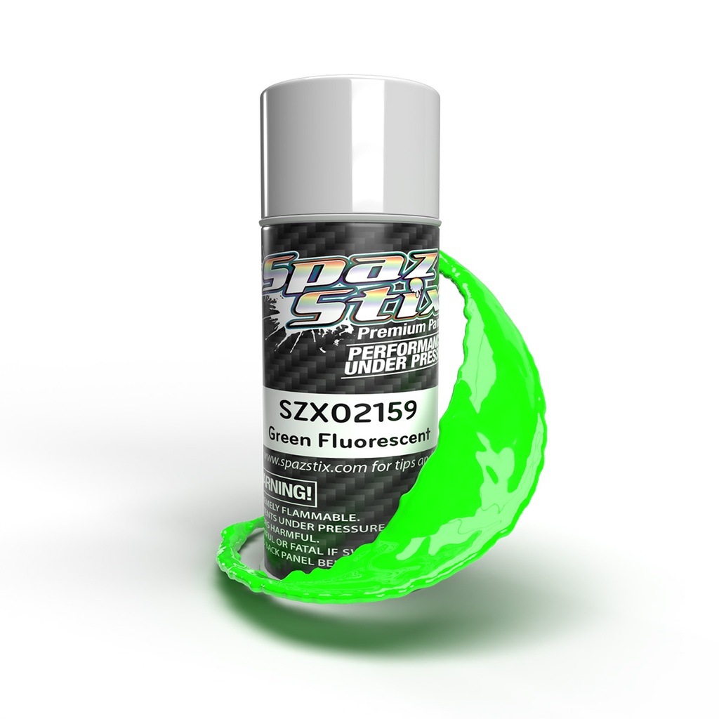 [SZX02159] Green Fluorescent Aerosol Paint, 3.5oz Can