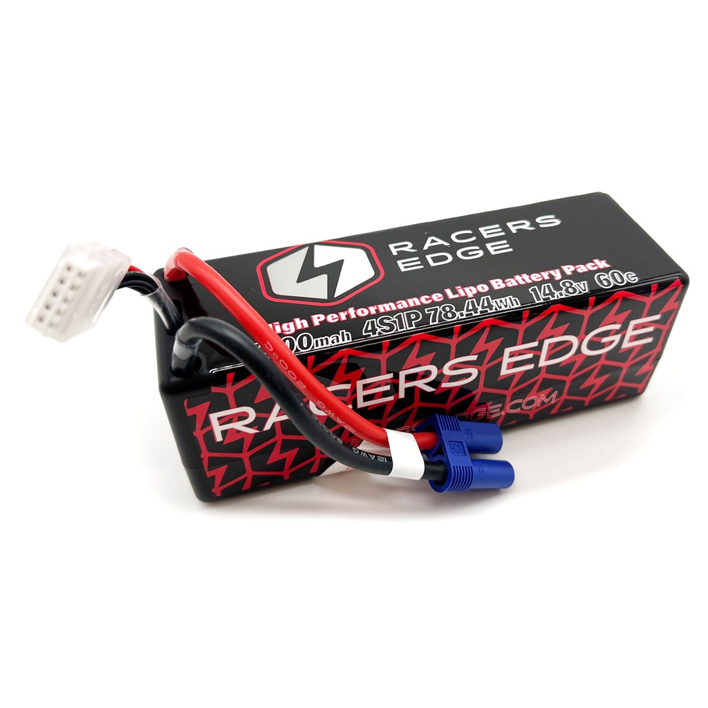 [RCELP53004S60EC5] 5300mAh 4S 14.8V 60C Hard Case Lipo Battery w/ EC5 Connector