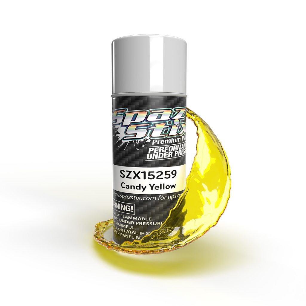[SZX15259] CANDY YELLOW AEROSOL PAINT 3.5OZ