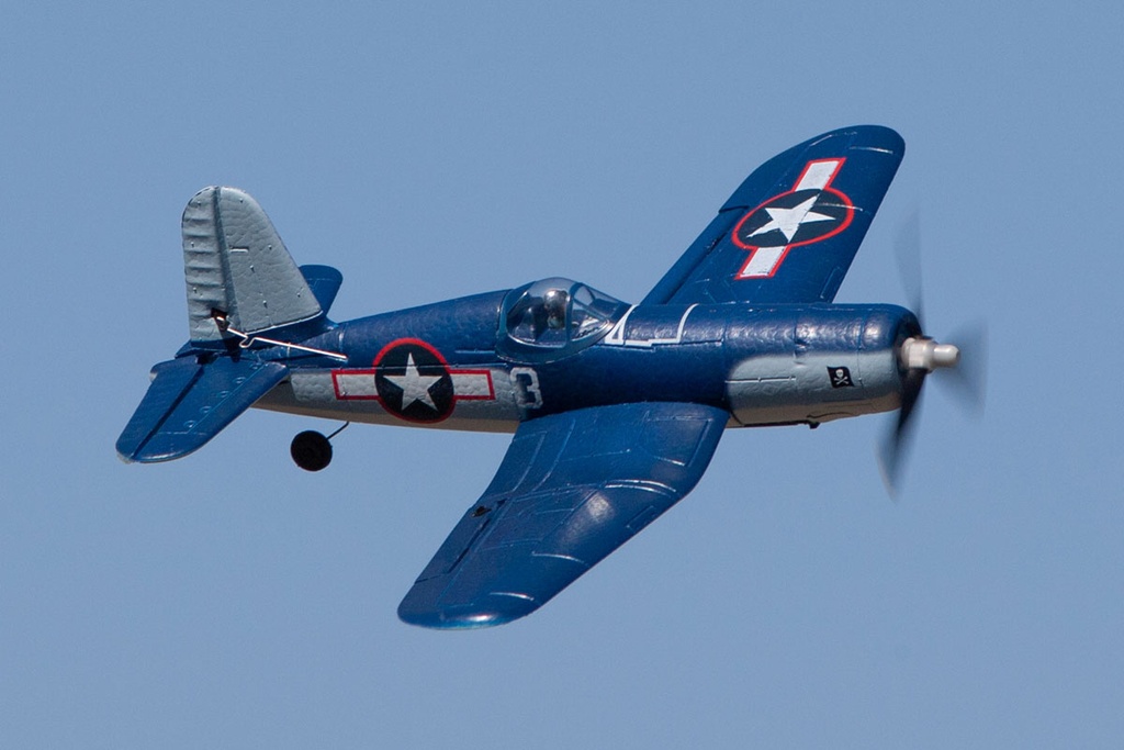 [RGRA1301V2] F4U Corsair Jolly Rogers Micro RTF Airplane w/PASS