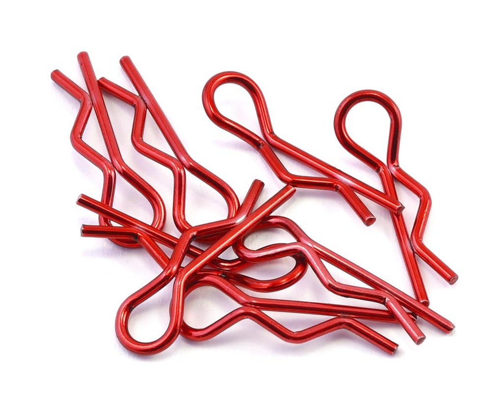 [BDYBC8R] Bittydesign 1/10 Body Clips (Red)