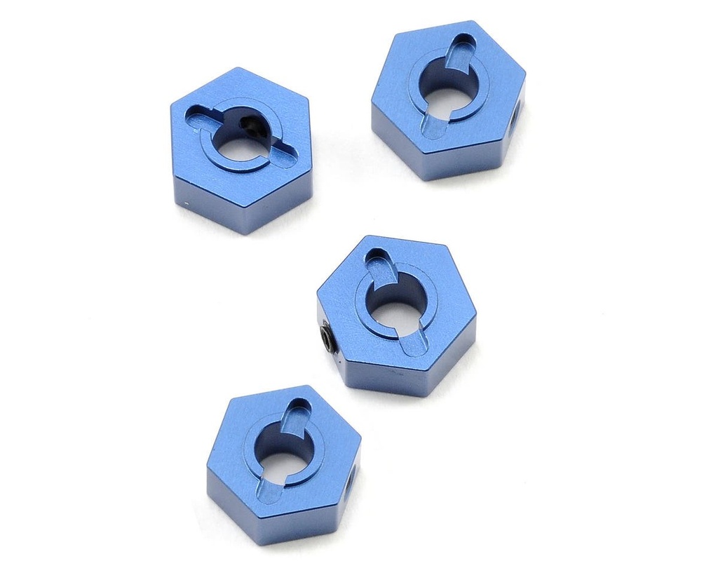 [SPTST1654B] ALUMINUM HEX ADAPTERS FOR SLASH 4X4 (BLUE)