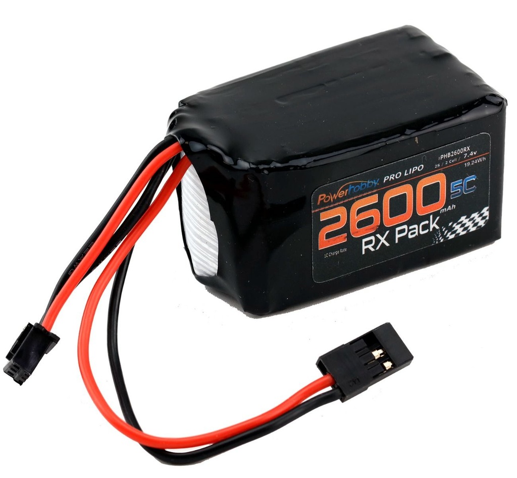 [PHB2600RX] 2S 7.4V 2600mAh 5C RX Receiver
