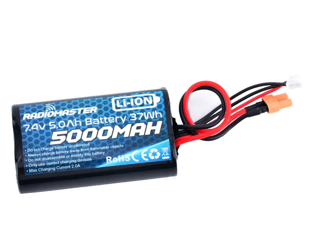 [RMHP0157.BATT50002S] RadioMaster LiIo TX Battery (TX16S/TX12 MKII/MT12) (7.4V/5000mAh)