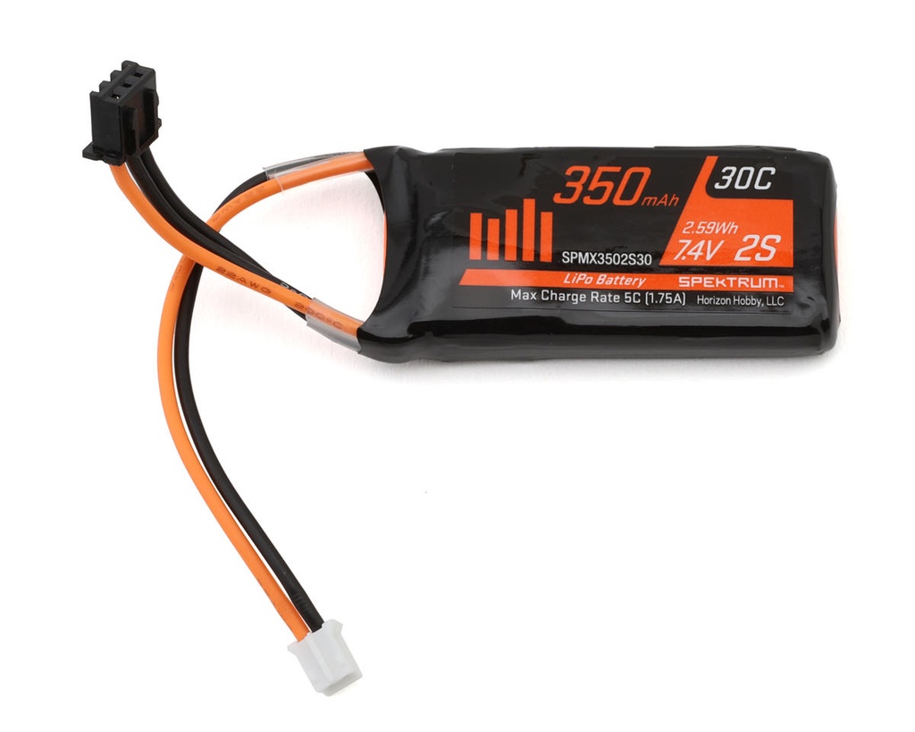 [SPMX3502S30] 350mAh 2S 7.4V LiPo w/ PH2.0 2pin Power Connector