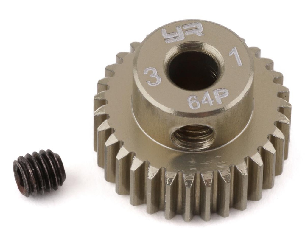 [YEAMG64031] Yeah Racing 64P Hard Coated Aluminum Pinion Gear (31T)