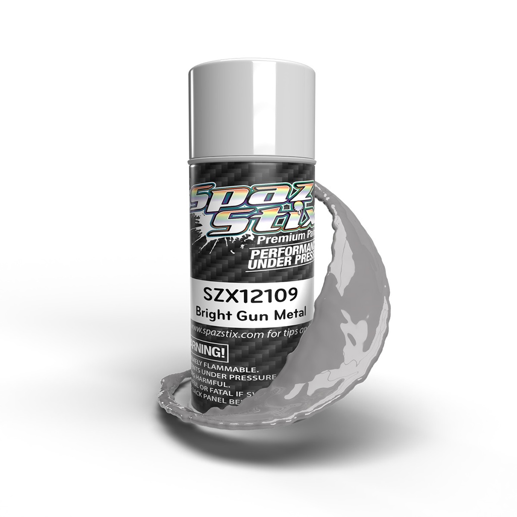 [SZX12109] Bright Gunmetal Aerosol Paint, 3.5oz Can