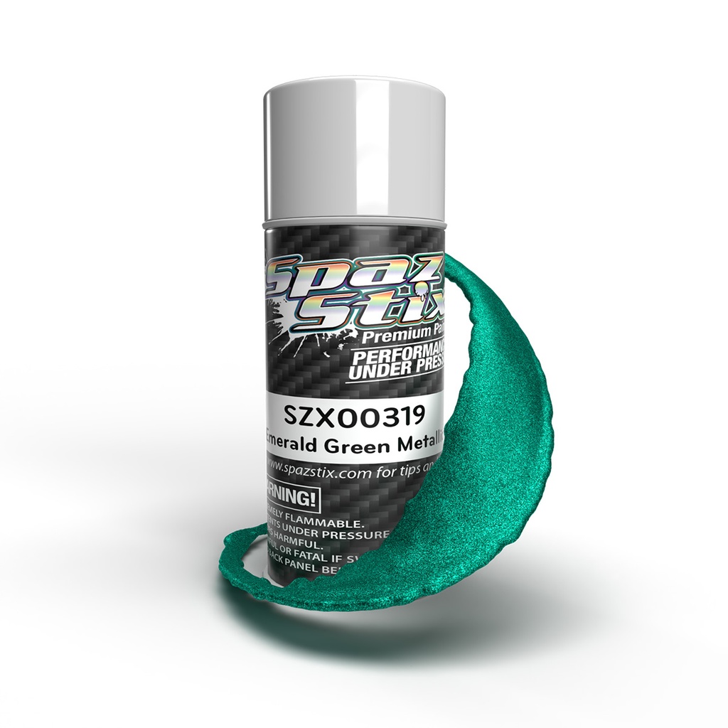 [SZX00319] Emerald Green Metallic Aerosol Paint, 3.5oz Can