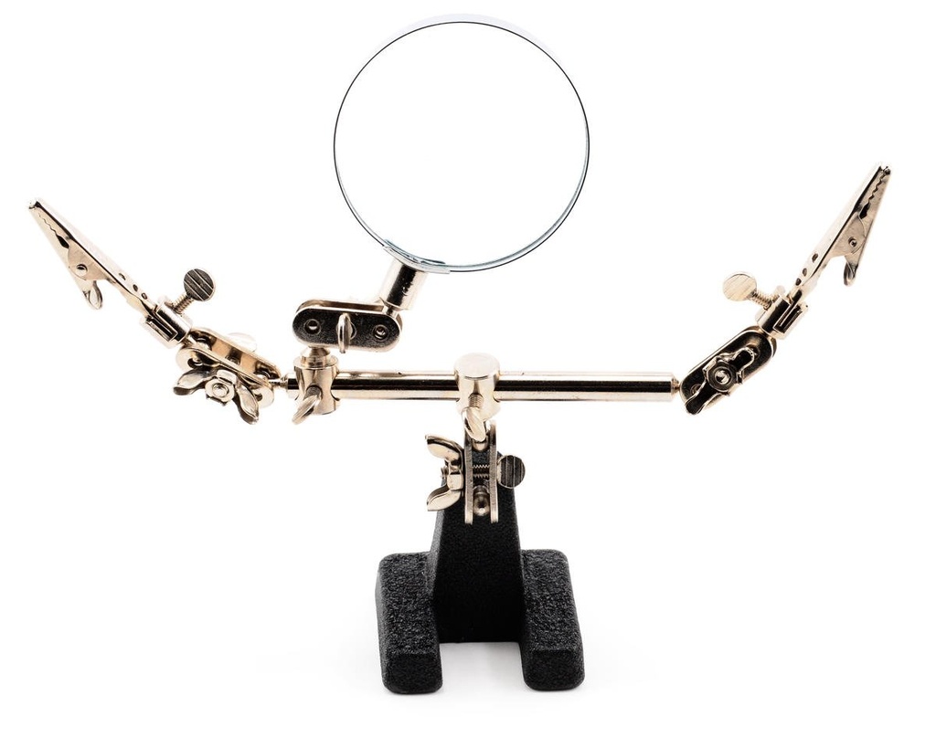 [EXL55675] Excel Double Clip Extra Hands w/Magnifier