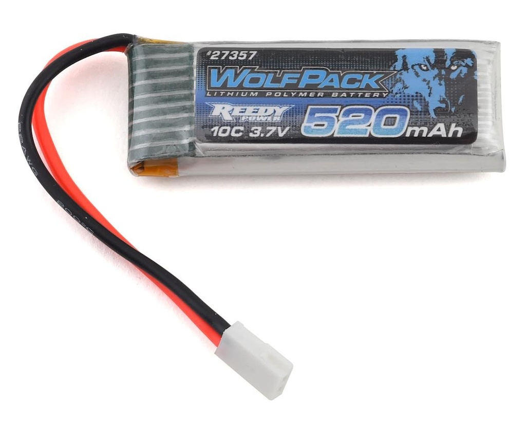 [ASC27357] WolfPack 520mAh 3.7V 10C LiPo Battery, for Enduro24
