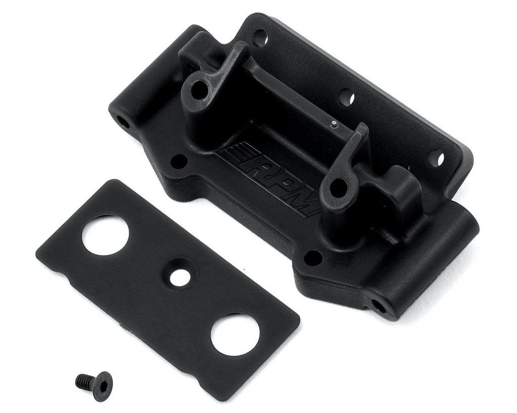 [RPM73752] Black Front Bulkhead Traxxas 1/10