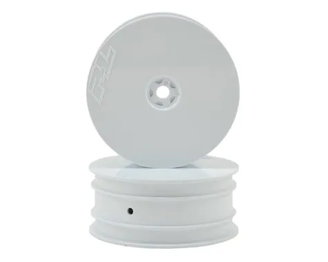 [PRO276704] Velocity 2.2 4WD Front White Wheel (2) : XB4