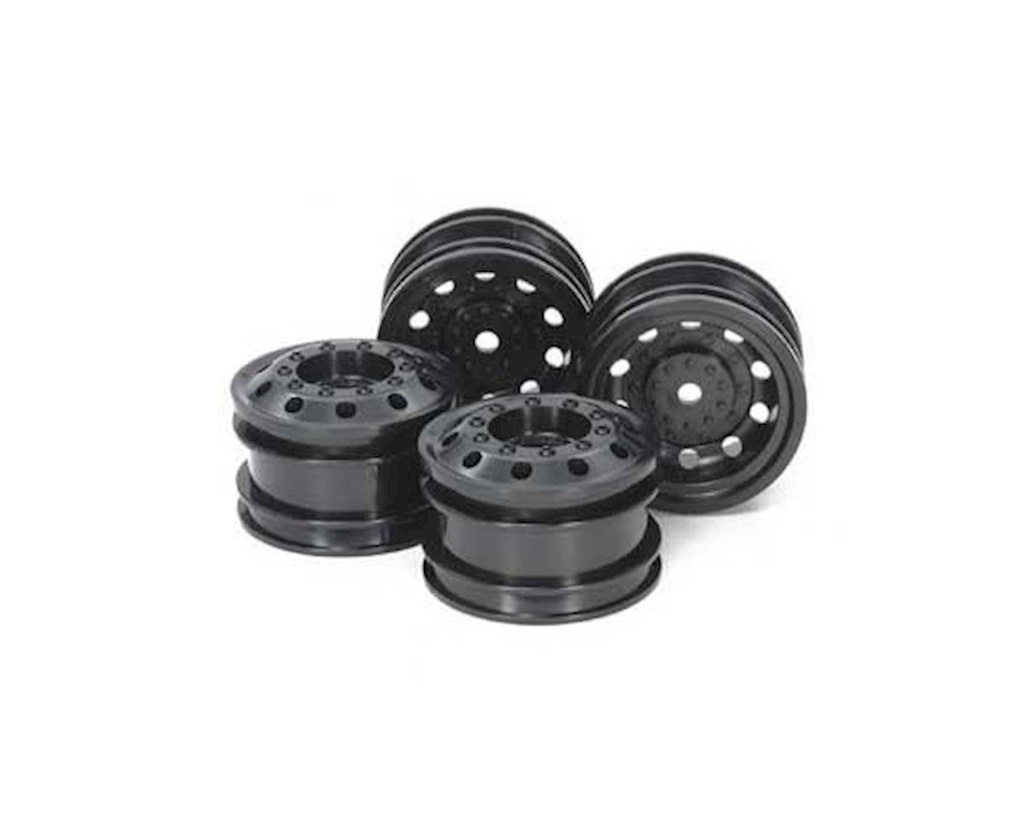 [TAM54741] RC On Road Racing Truck Wheels Black F&R