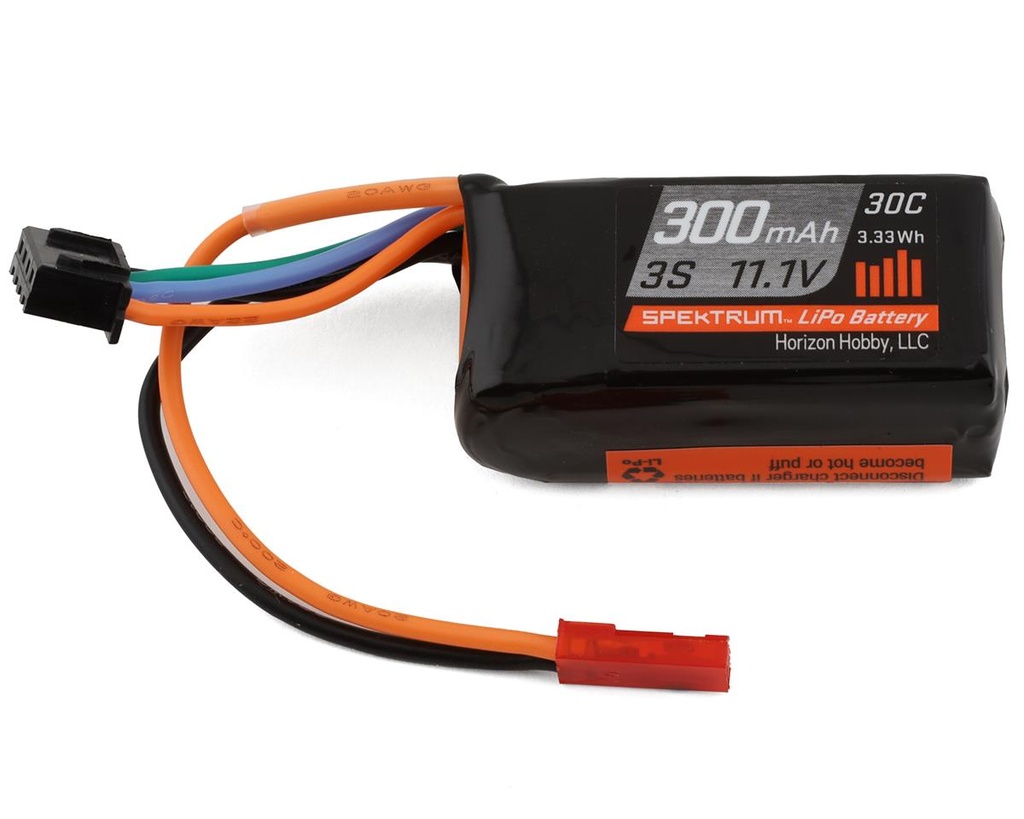 [SPMX3003SJ30] 3S 11.1V 300mAh 30C LiPo Battery: RCY