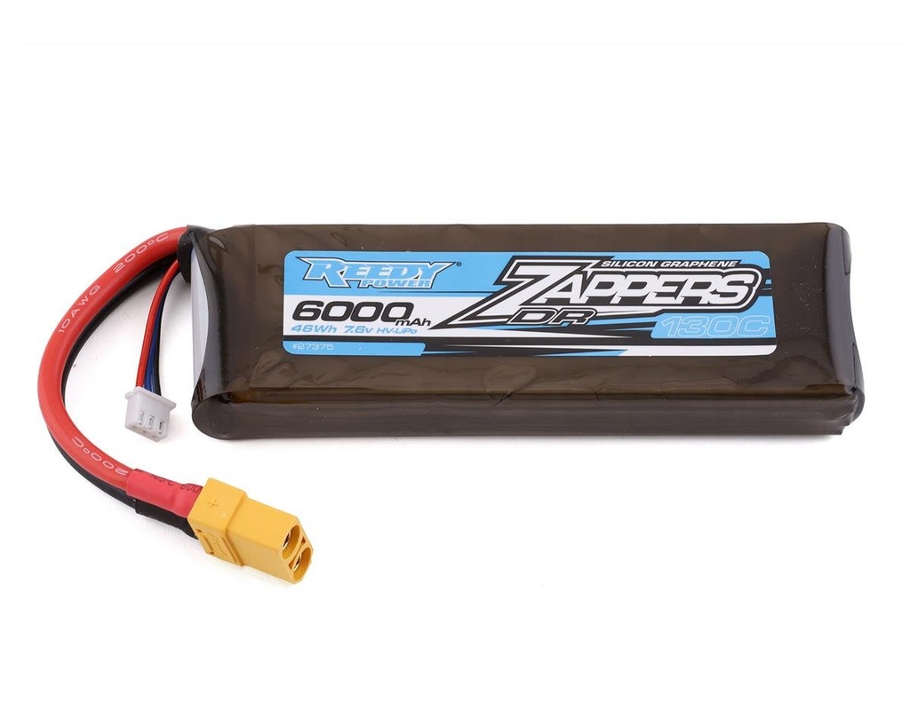 [ASC27375] Zappers DR 6000mAh 130C 7.6V Battery Stick (soft) w/ XT90