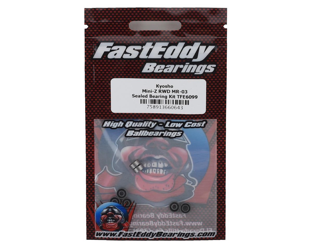FastEddy Kyosho Mini-Z RWD MR-03 Sealed Bearing Kit
