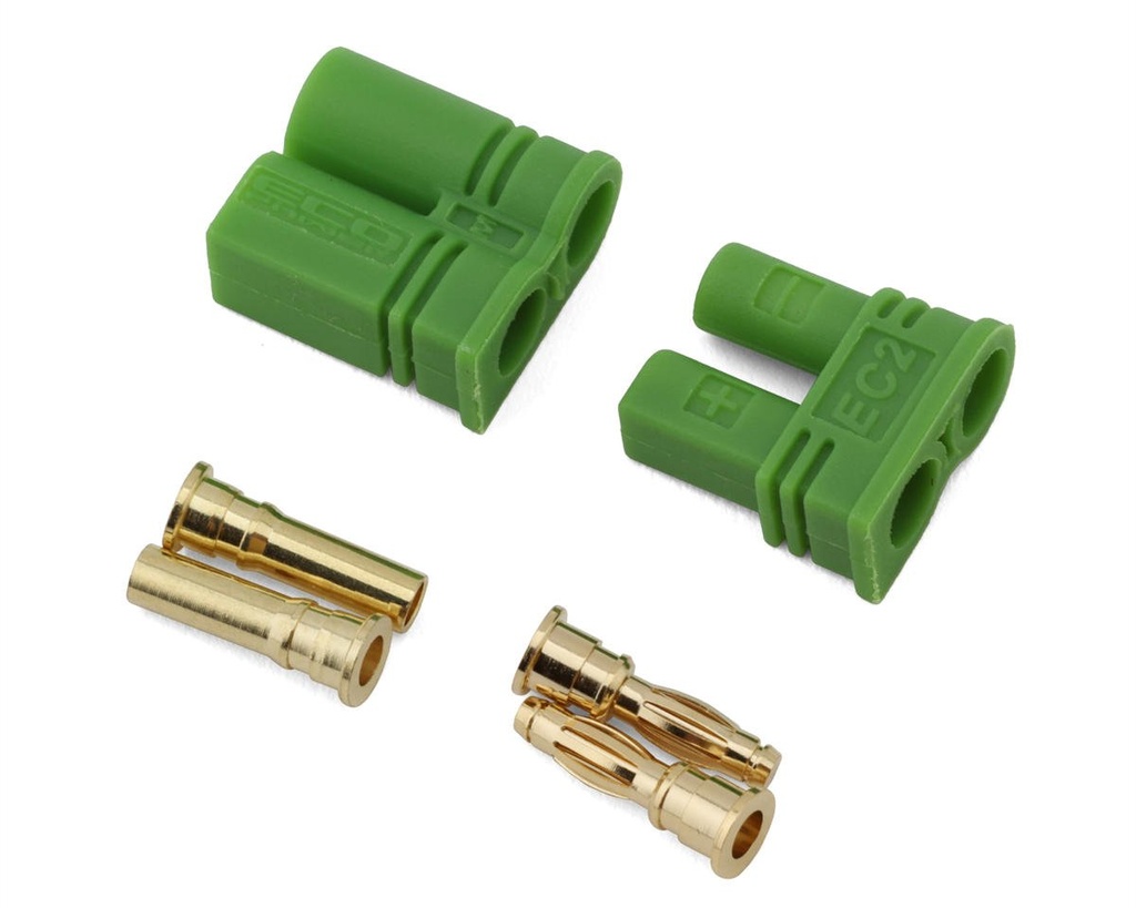 [ECP1510] EcoPower EC2 Plugs (1 Pair Female/Male) - Female Compatible w/Male IC2