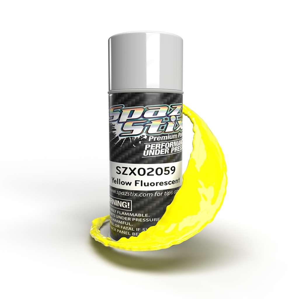 [SZX02059] Yellow Fluorescent Aerosol Paint, 3.5oz Can