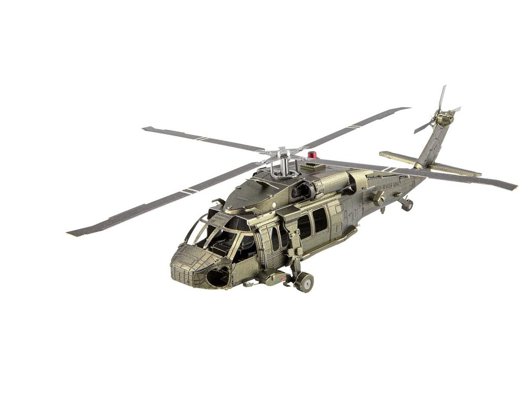[FSCMMS461] Fascinations Metal Earth Black Hawk Helicopter 3D Metal Model Kit