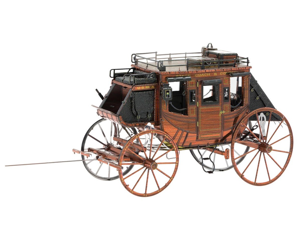 [FSCMMS189] Fascinations Wild West Stagecoach 3D Metal Model Kit