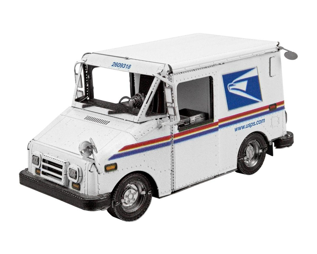 [FSCMMS468] Fascinations USPS LLV Mail Truck 3D Metal Model Kit