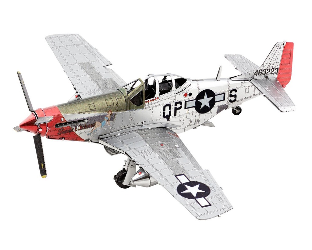 [FSCMMS180] Fascinations Metal Earth P-51D Mustang 3D Metal Model Kit