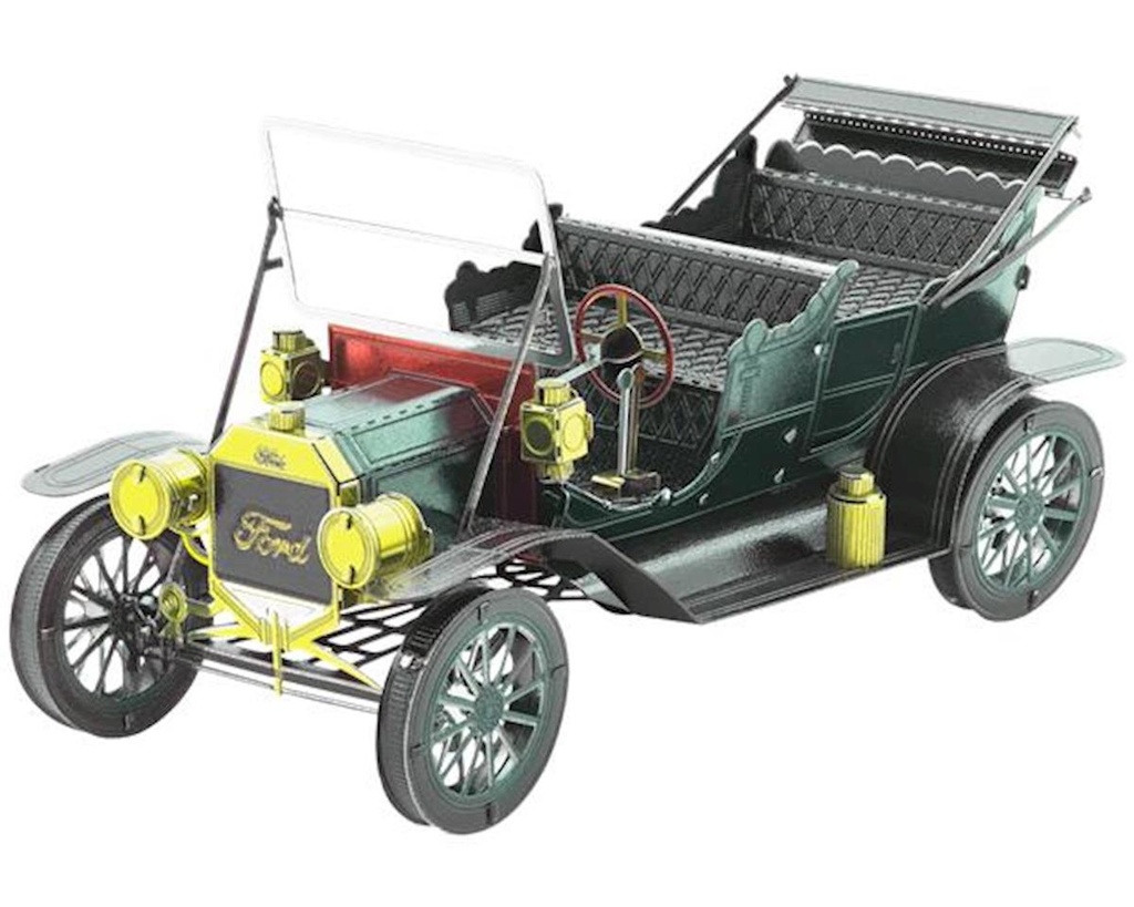 [FSCMMS051G] Fascinations 1908 Ford Model T 3D Metal Model Kit (Dark Green)