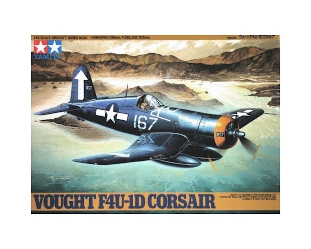 [TAM61061] Tamiya 1/48 Vought F4U1D Corsair Model Kit