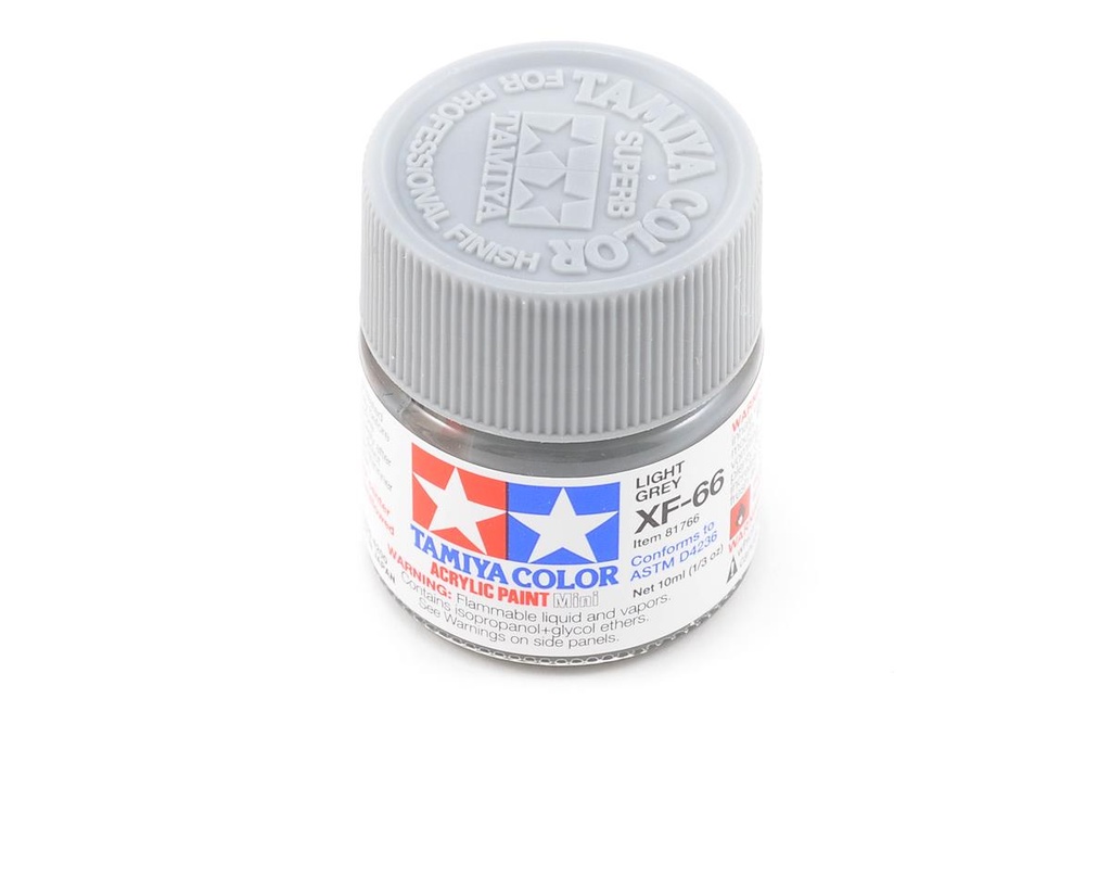 [TAM81766] Tamiya XF-66 Flat Light Grey Acrylic Paint (10ml)