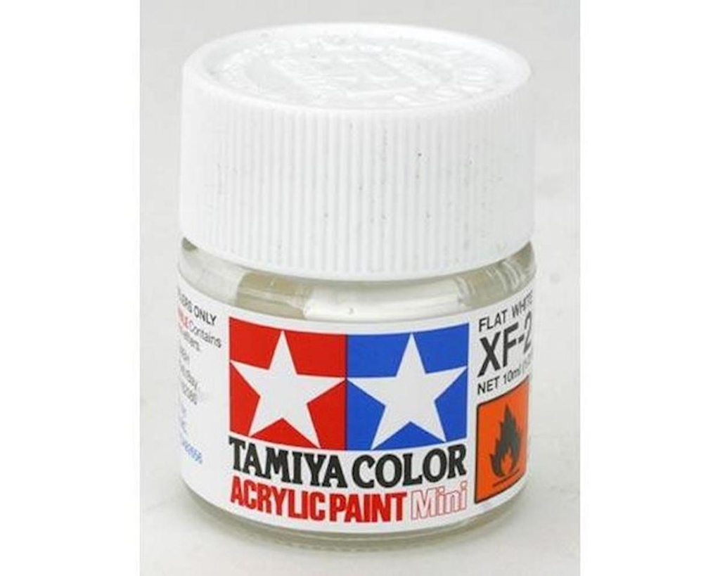 [TAM81702] Tamiya XF-2 Flat White Acrylic Paint (10ml)