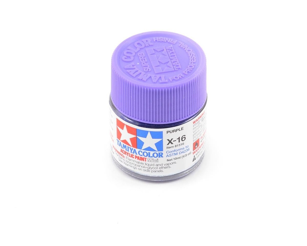 [TAM81516] Tamiya X-16 Purple Acrylic Paint (10ml)