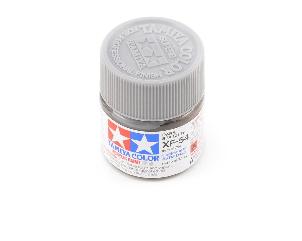 [TAM81754] Tamiya XF-54 Flat Dark Sea Grey Acrylic Paint (10ml)