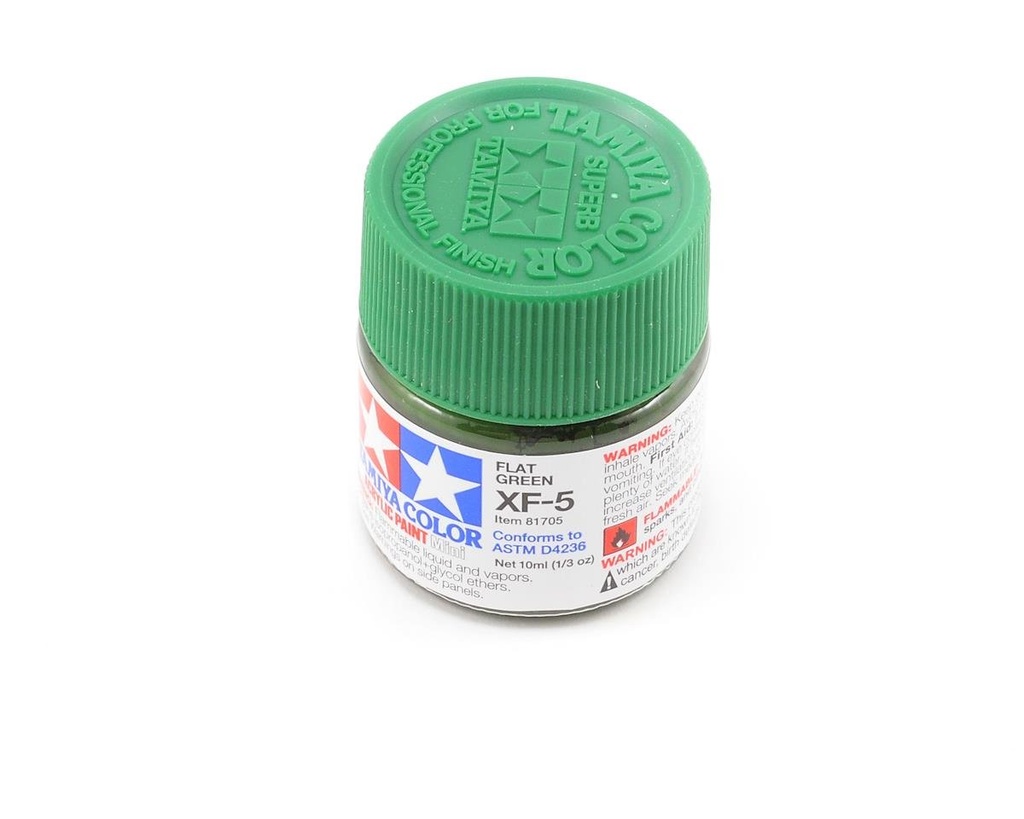 [TAM81705] Tamiya XF-5 Flat Green Acrylic Paint (10ml)