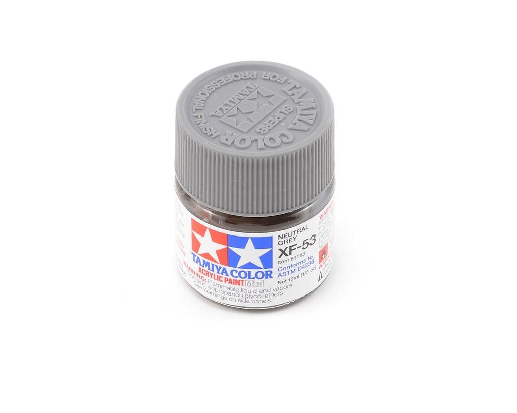 [TAM81753] Tamiya XF-53 Flat Neutral Grey Acrylic Paint (10ml)