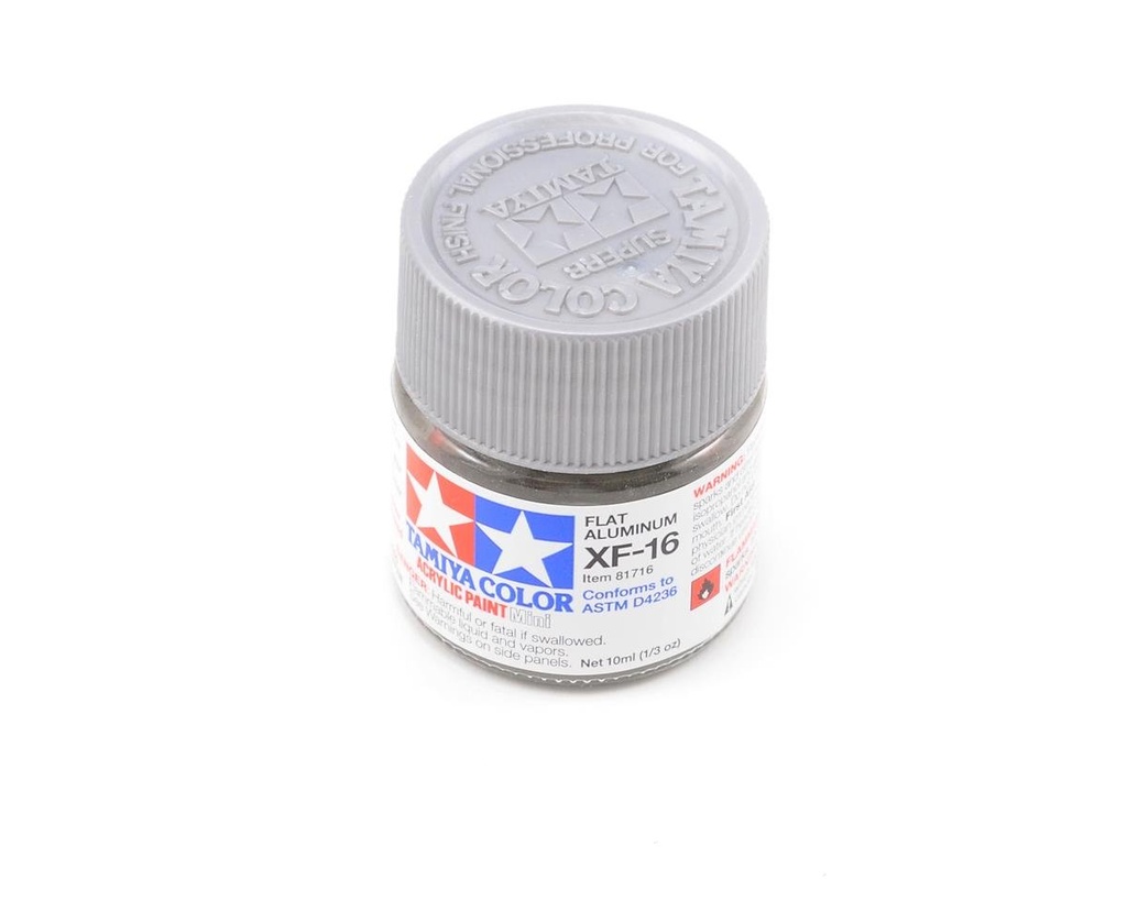 [TAM81716] Tamiya XF-16 Flat Aluminum Acrylic Paint (10ml)