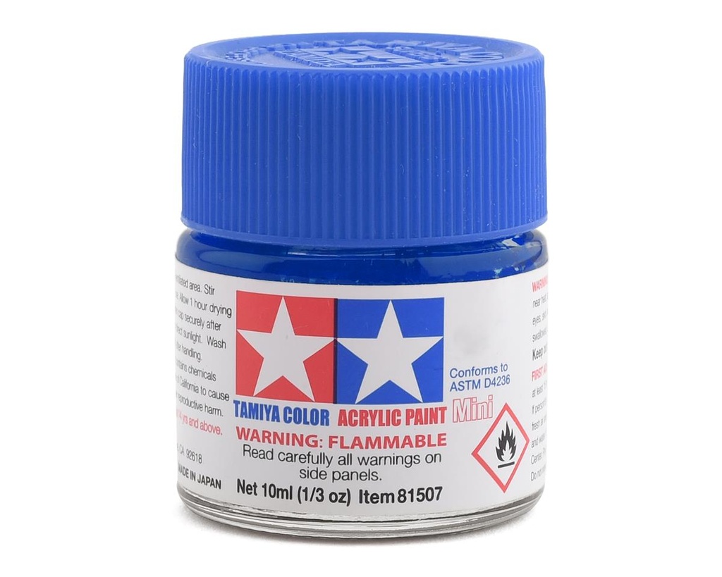 [TAM81523] Tamiya X-23 Clear Blue Acrylic Paint (10ml)
