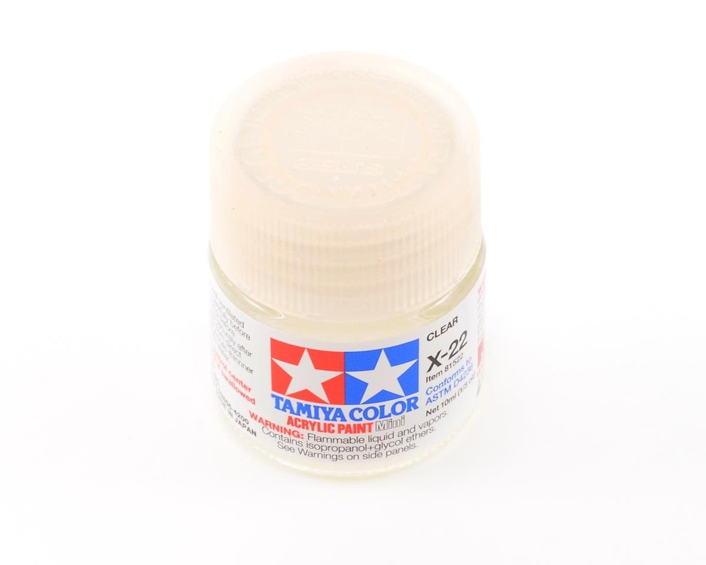 [TAM81522] Tamiya X-22 Clear Acrylic Paint (10ml)