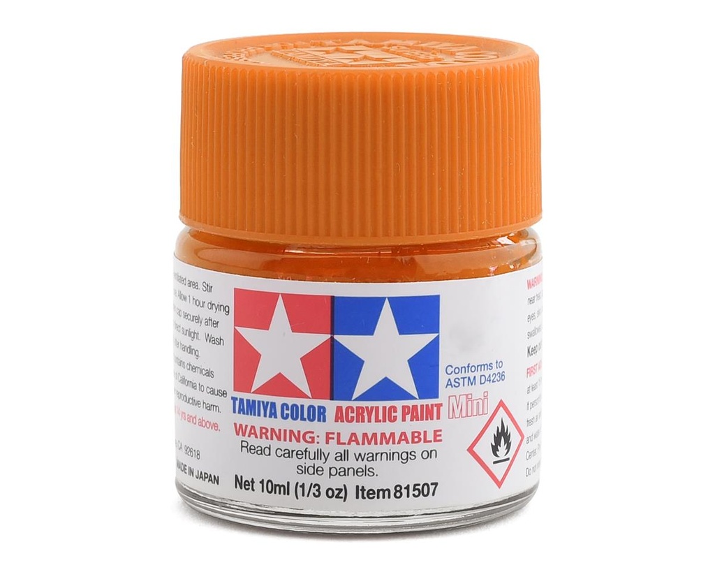 [TAM81506] Tamiya X-6 Orange Acrylic Paint (10ml)