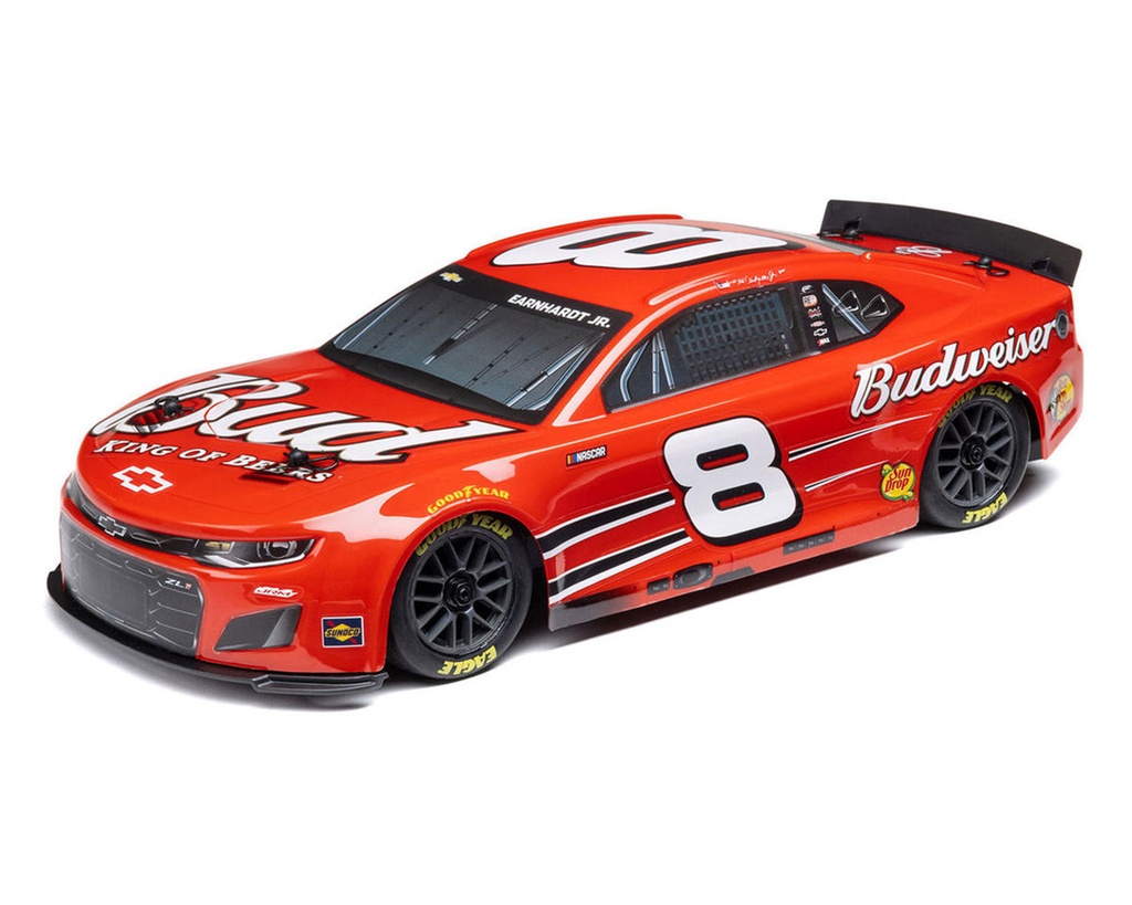 [LOSF1122508] 1/12 NASCAR RC Race Car Dale Earnhardt Jr. No. 8 Budweiser Chevrolet ZL1 2S AWD RTR Brushed On-Road (Battery & Charger Included), Red