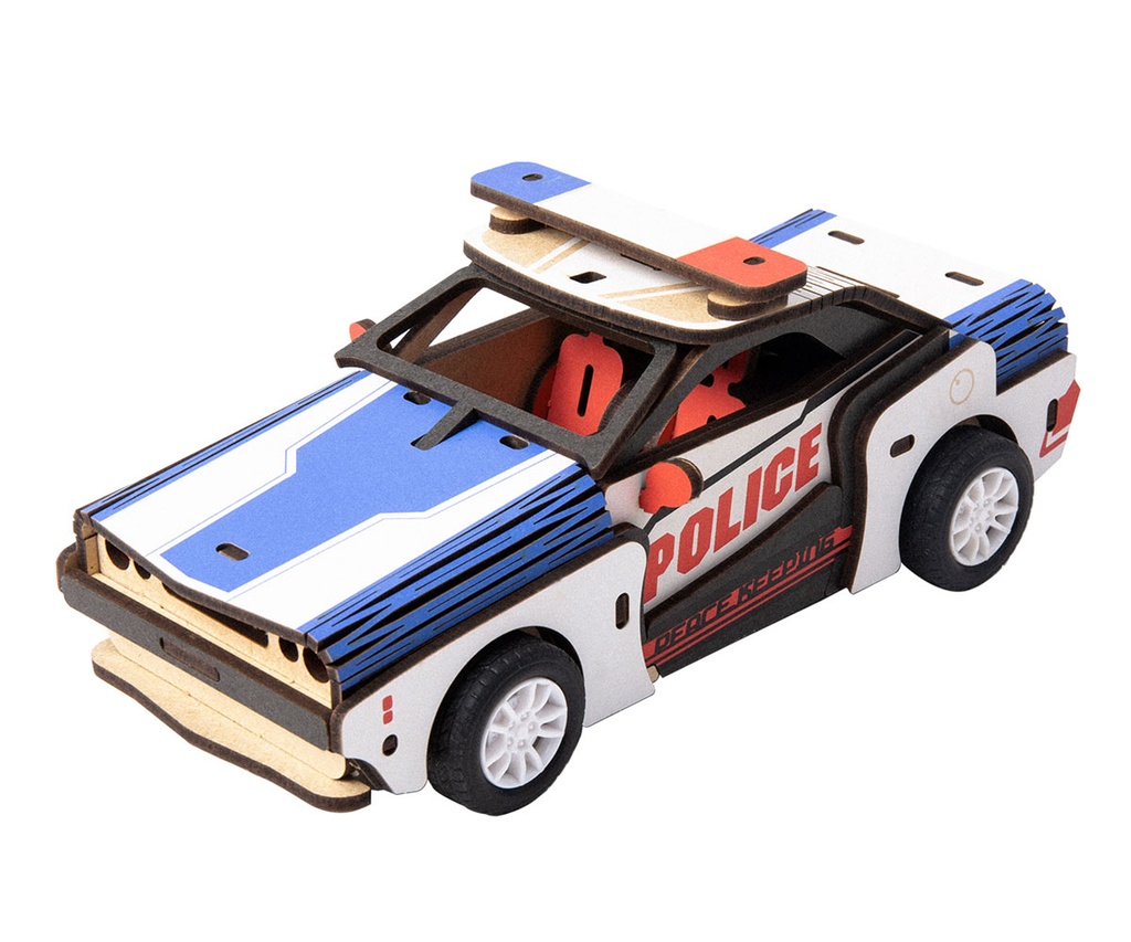 [ROEHL302] Vehicle Kits for Kids; Police Car