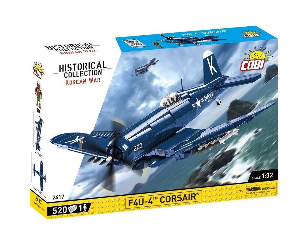 [COI2417] Cobi 511PCS HC KOREAN F4-U-4 CORSAIR