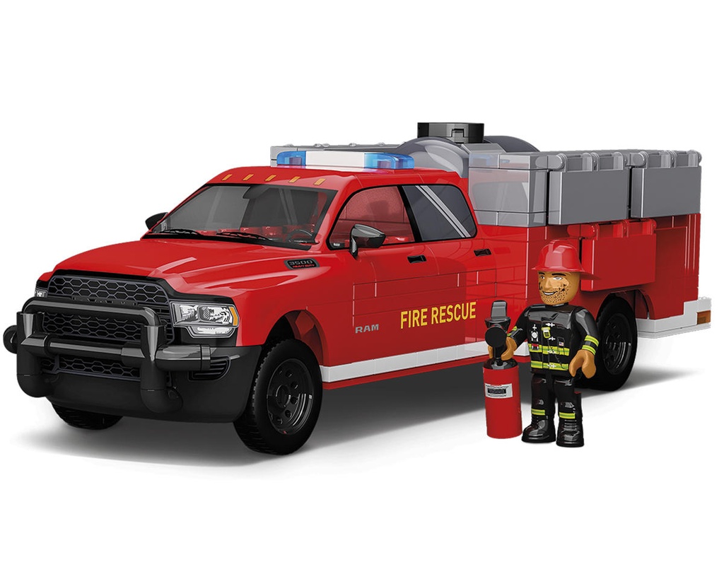 [COI24612] Cobi RAM 3500 1/35 Fire Truck Block Model (350pcs)