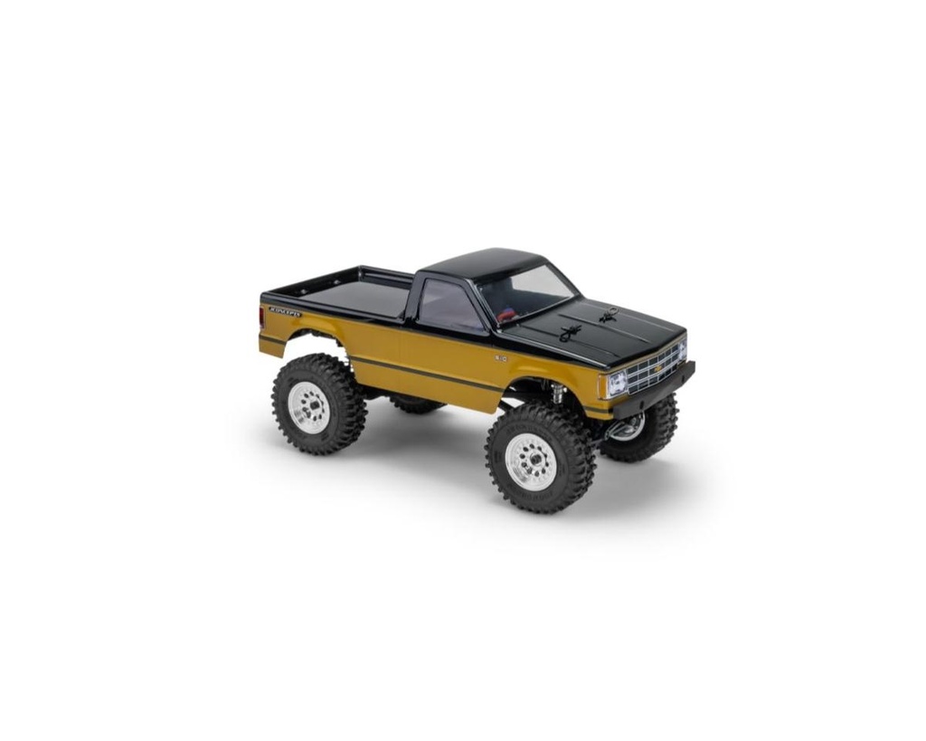 JConcepts SCX24 1990 Chevy S10 Pickup Pre-Trimmed Crawler Body (Clear) (5.2)