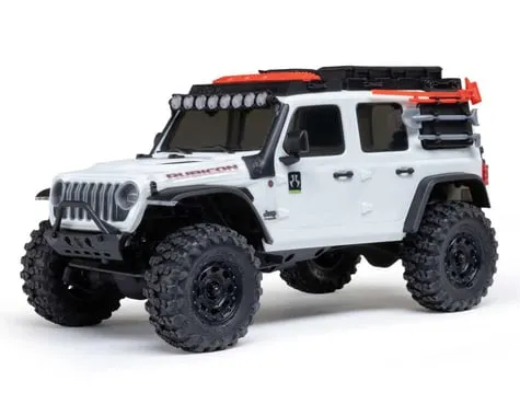 [AXI2261T2] 1/30 SCX30 Jeep Wrangler JLU 4X4 RTR Brushed Rock Crawler (Battery & Charger Included), White